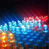 Novelty Place 100 Pcs (5 Colors x 20pcs) 5mm White/Red/Yellow/Green/Blue LED Diode Lights