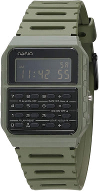 Casio Data Bank Quartz Watch with Resin Strap