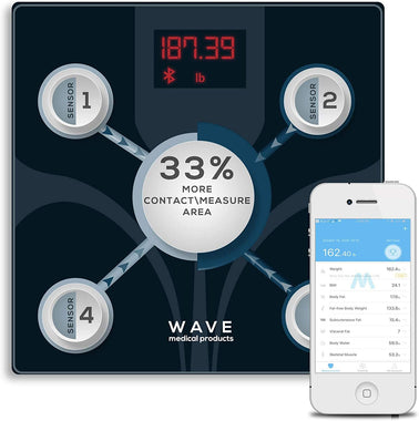 Wave Bluetooth Fitness Scale – Smart Scale
