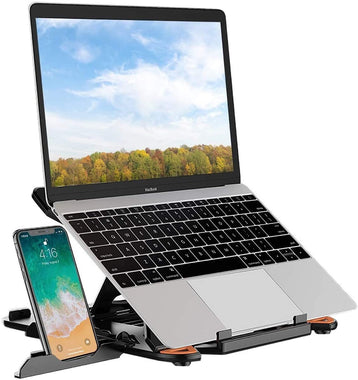 SEA or STAR Adjustable Laptop Stand with Phone Holder