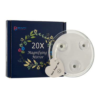 20x Magnifying Mirror with 3 Suction Cups