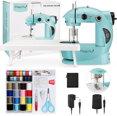 Magicfly Mini Sewing Machine for Beginner, Dual Speed Portable Sewing Machine