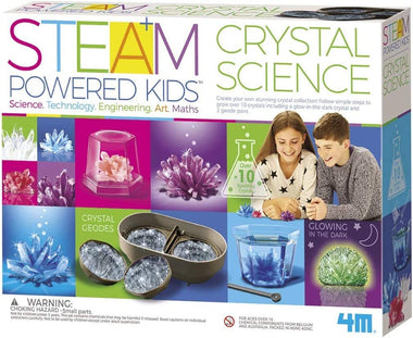 4M Toysmith Deluxe Crystal Growing Combo Steam Science Kit