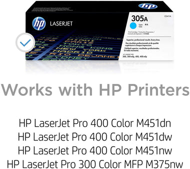 305A | CE411A | Toner Cartridge | HP LaserJet Pro Color M451