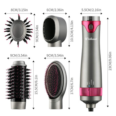 Wirhaut Hot Air Brush, Hair Dryer with Hair Volumizer Curler