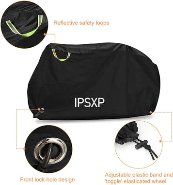 Waterproof Outdoor Bicycle Cover with Lock Hole