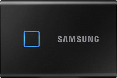 SAMSUNG T7 Touch Portable SSD 500GB  1TB 2TB- Up to 1050MB/s - USB 3.2 External Solid State Drive