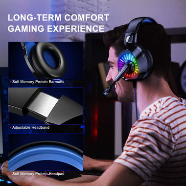 Nivava K7 Pro Gaming Headset for PS4 PC, Xbox One Headset