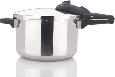 ZPot 6.3 Quart 15-PSI Pressure Cooker - Polished Stainless Steel