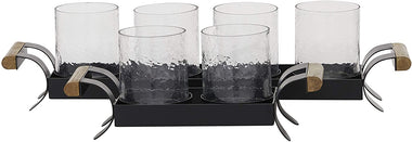 Deco 79 Candle Holder S/2 W