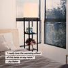 Brightech Maxwell Charger - Shelf Floor Lamp