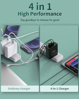 Hyphen-X 100W 4-Port GaN Fast Wall Charger