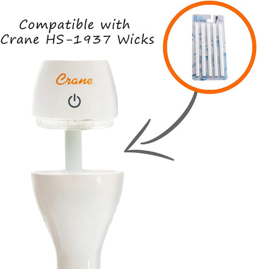 Crane USA INC EE-5950 Travel Ultrasonic Cool Mist Humidifier, 8-Ounces, 1 Count