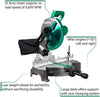 Metabo HPT C10FCGS Compound Miter Saw