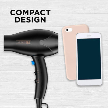 INFINITIPRO BY Mighty Mini Compact Lightweight Professional Hair Dryer