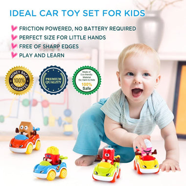 LUKAT 1 Year Old Boy Gifts Toddler Cars