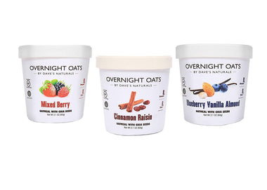 Overnight Oats by Dave’s Naturals Cinnamon Raisin