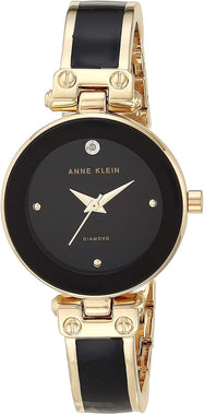 Anne Klein Women's Genuine Diamond Dial Bangle Watch