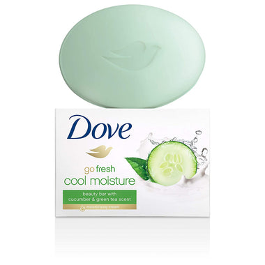 Dove go fresh Beauty Bar for Softer Skin Cucumber and Green Tea More Moisturizing