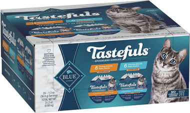 Tastefuls Spoonless Singles Adult Pate Wet Cat Food