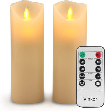 Vinkor Flameless Candles Battery Operated Candles