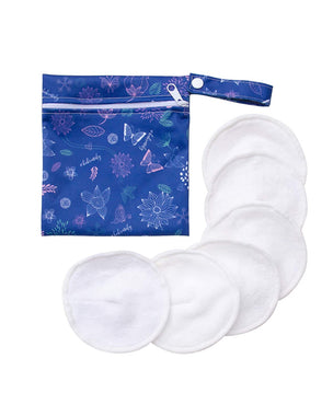Organic Washable Breast Pads 8 Pack | Reusable