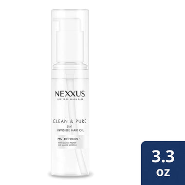 Nexxus Clean & Pure 5in1 Invisible Hair Oil, Hair Oil for Frizzy Hair