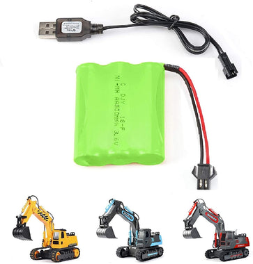 Rechargeable Batery 3.6V 800Mah for Rc Excavator