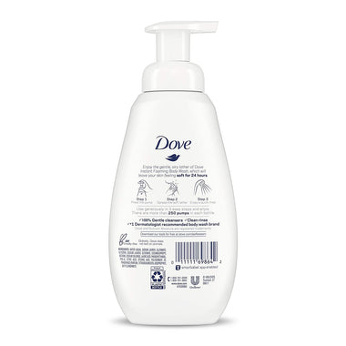 Dove Instant Foaming Body Wash for Softer and Smoother Skin Sensitive Skin