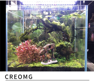 CREOMG Fish Tank Decorations Resin Aquarium Robot