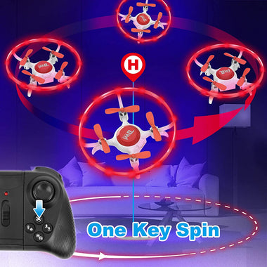 Crash Proof One Key Take Off Landing Spin Drone