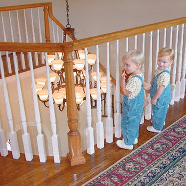 Kidkusion Indoor/Outdoor Banister Guard, Clear, 5'