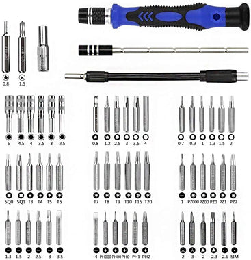XOOL 80 in 1 Precision Set with Magnetic Driver Kit