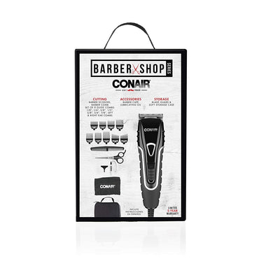 Barbershop Series No-Slip Grip 20-piece Home Haircut Kit