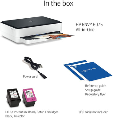 HP Envy 6075 Wireless All-in-One Printer, Includes 2 Years of Ink Delivered