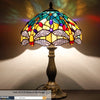 Tiffany (LED Bulb Included) Stained Glass Crystal Lamp