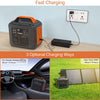 300W, VTONCE 296Wh Solar Generator Quick Charge