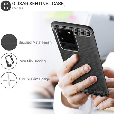 Case with Protector for Samsung Galaxy S20 Ultra