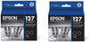 T127120-D2 DURABrite Ultra Black Dual Pack Extra High Capacity
