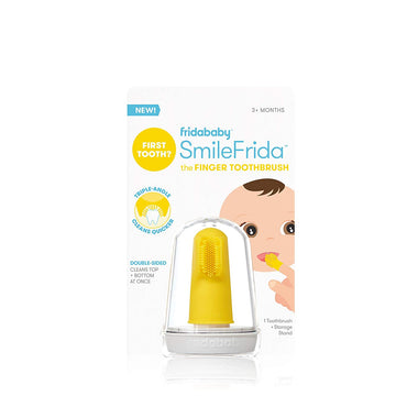 Baby's First Toothbrush with Case, Silicone, BPA-Free - SmileFrida