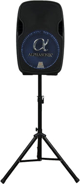 Alphasonik 12" Portable Rechargeable Battery Powered 1200W PRO DJ Amplified Loud Speaker