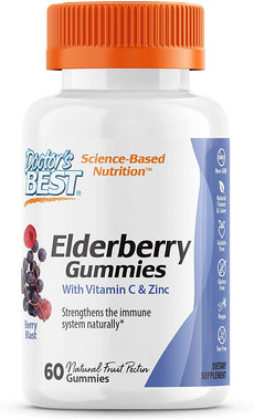 Doctor's Best Elderberry Gummies with Vitamin C & Zinc