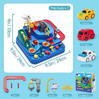 Toys for 3 Year Old Boys - Car Toys Rescue Game Toddler Toys