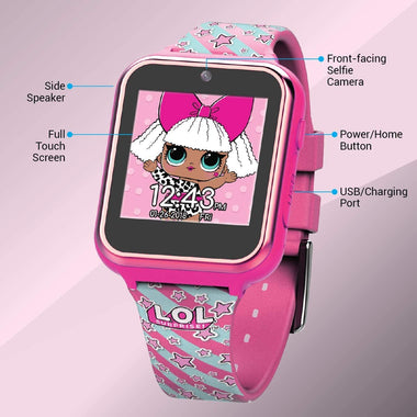 Touch-Screen Smartwatch, Built in Selfie-Camera, Easy-to-Buckle Strap