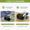 88Wh 24000mAh Camping Generator(Solar Panel Optional) Lithium Battery Power 110V/80W AC, DC, USB QC3.0
