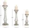 Deco 79 Glass Candle Holder