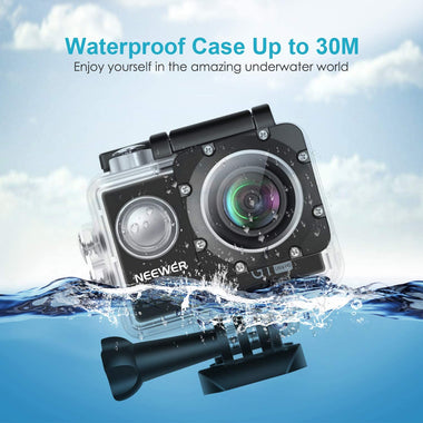 Neewer G1 Ultra HD 4K Action Camera Kit Includes 12MP, 98 ft Underwater