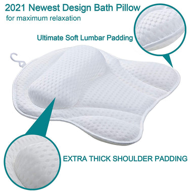 Bath Pillow, Luxury Bathtub Pillow Spa Bath Pillows
