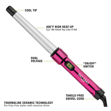 Curlipops Tapered Curling Wand for Bouncy Natural Curls