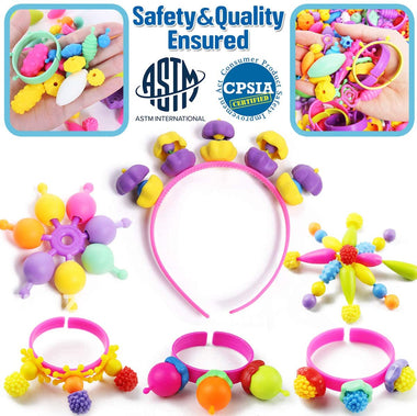 Snap Pop Beads for Girls Toys